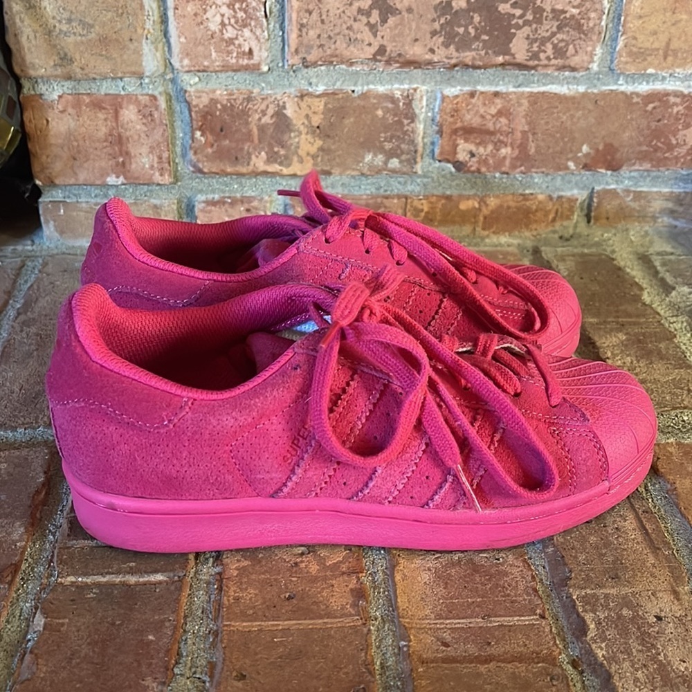 Adidas Superstar Pink Casual Sneakers - Picture 2 of 8